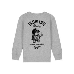 Sweat enfant Kickasss Biarritz Slow Life Racing - Shellby Edition (heather grey)