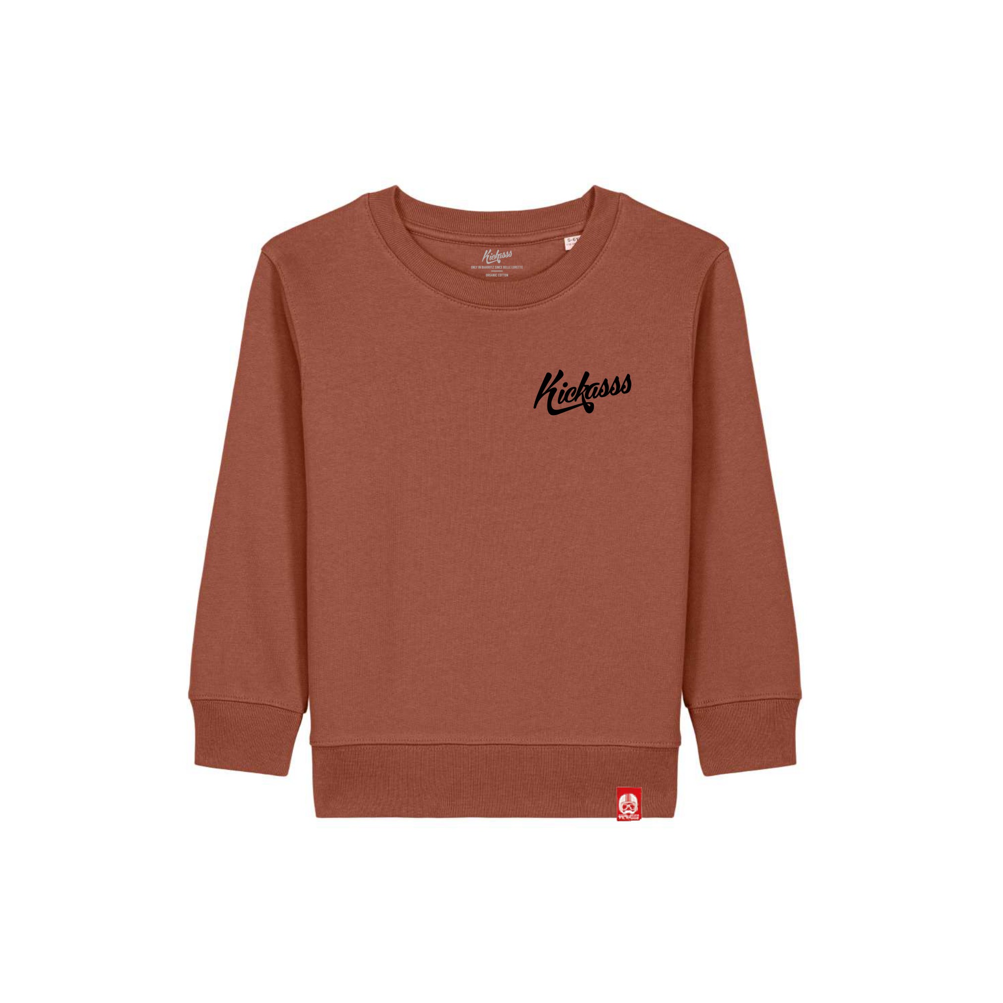 Sweat enfant Kickasss Biarritz Surf Warrior (heritage brown)