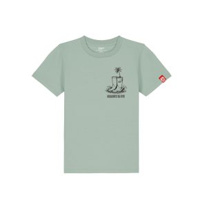 T-shirt enfant Biarritz en été - Kickasss (aloé)