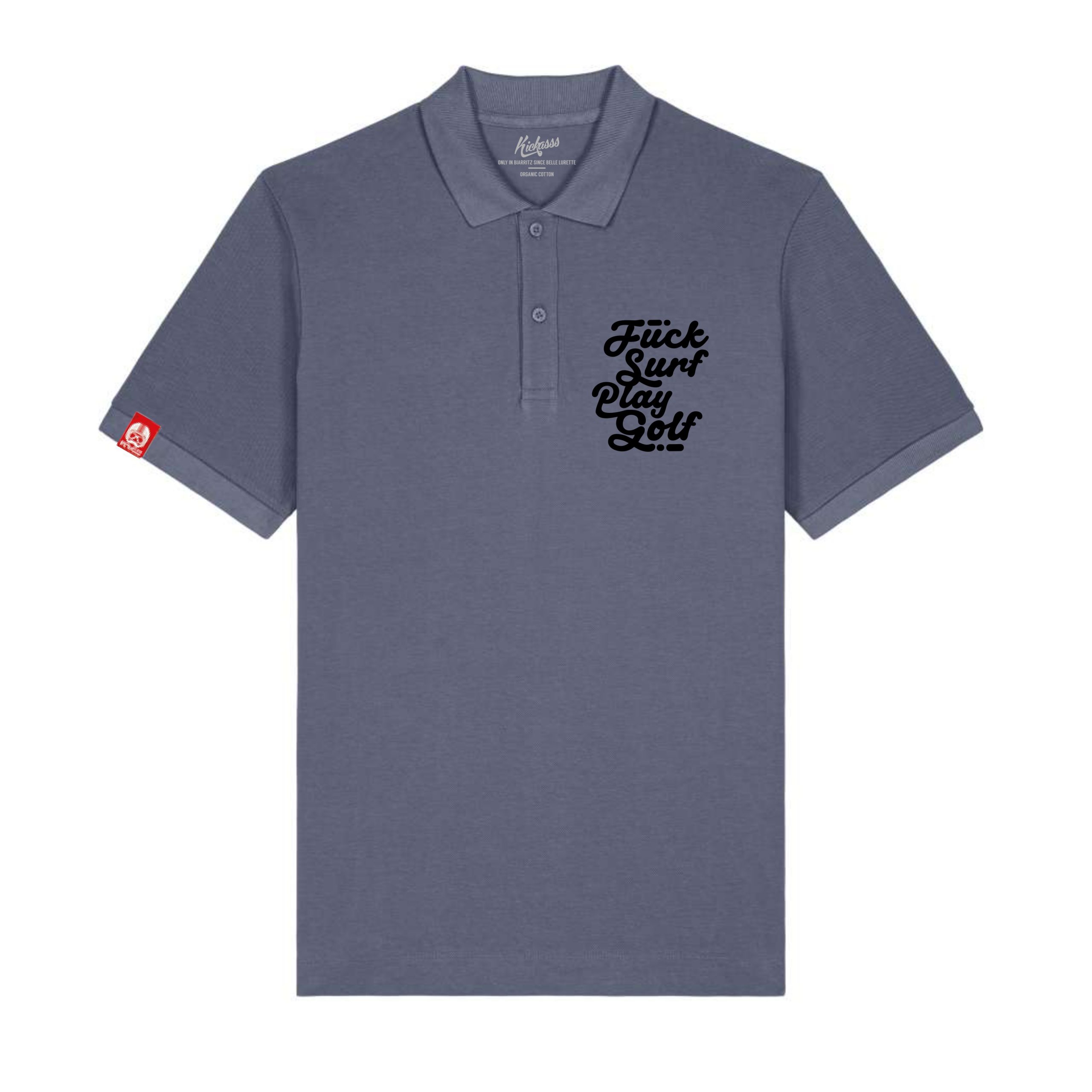 Polo de golf Fuck Surf Play Golf by Kickasss Biarritz
