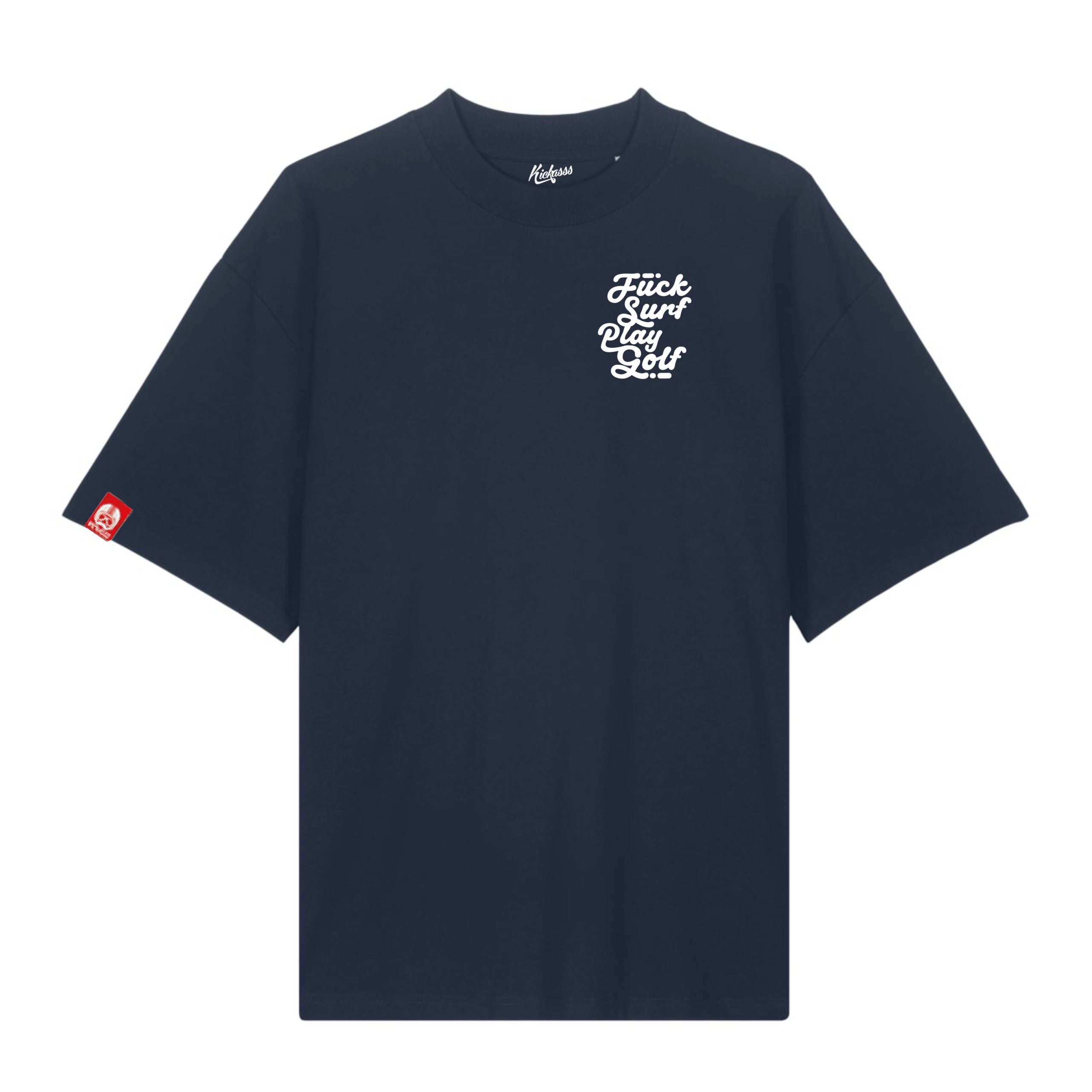 T-shirt oversize Fuck Surf Play Golf 2026 – Kickasss Biarritz (french navy)