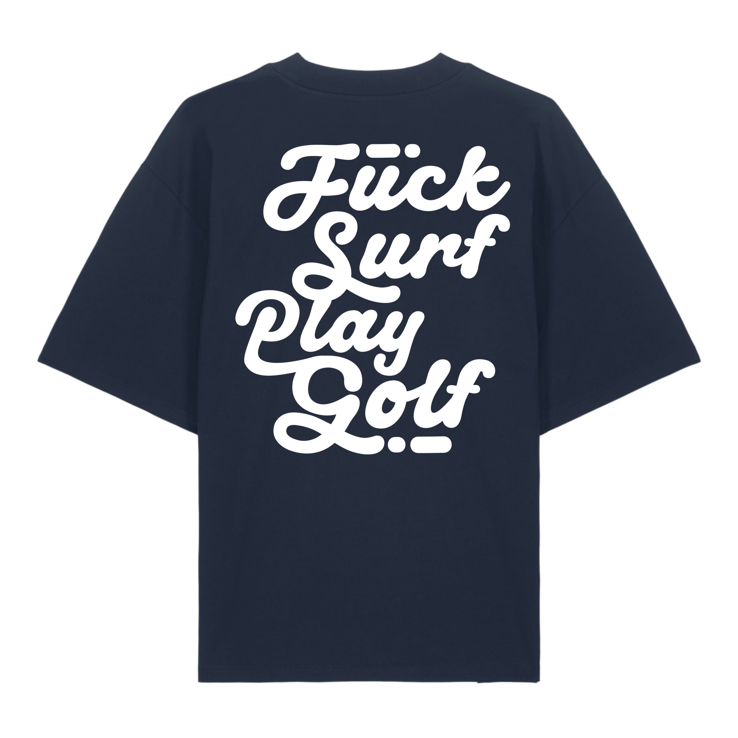 T-shirt oversize Fuck Surf Play Golf 2026 – Kickasss Biarritz (french navy)