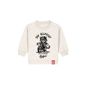 Sweat bébé "Kuro the Alleycat" – Kickasss Biarritz (eco heather)