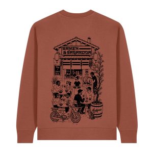 Sweat Kickasss Biarritz Ramen & Sagardoa quelque part entre le Japon et une cidrerie basque.