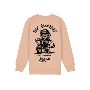 Sweat enfant "Kuro the Alleycat" – Kickasss Biarritz (fraiche pêche)