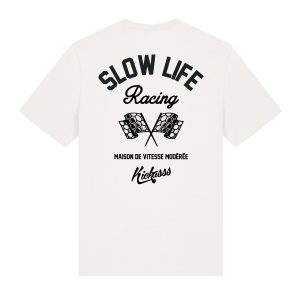T-shirt Kickasss Biarritz Slow Life Racing - Shellby Limited Edition (off white)
